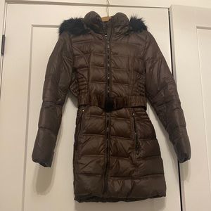 Laundry coat- dark brown